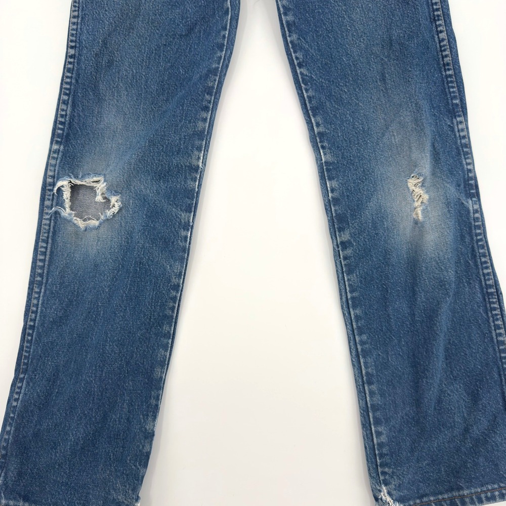 Wrangler 13MWZBP Kids Slim Cowboy Cut Jeans Blue 14 Slim Made in USA Vintage - Picture 8 of 11